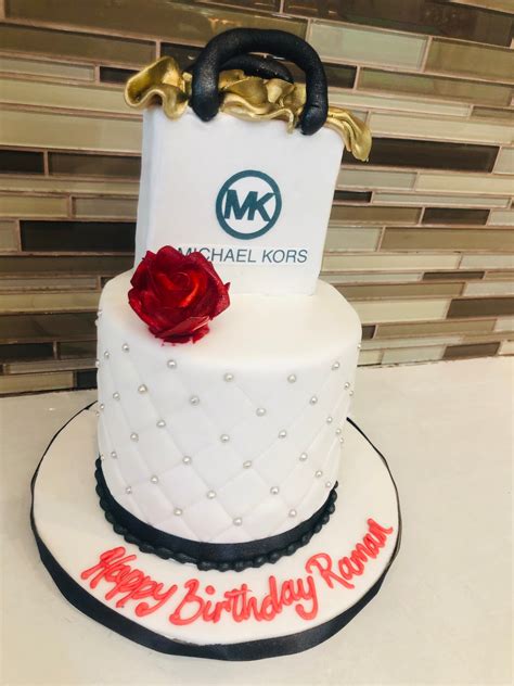 michael kors bag birthday cake